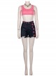 Birds Of Prey And The Fantabulous Emancipation Of One Harley Quinn Harley Quinn Yellow Suit Halloween Cosplay Costume Denim Shorts