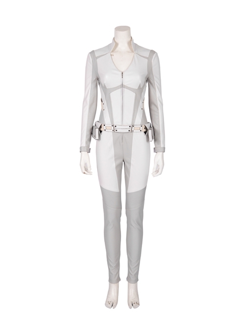 Legends Of Tomorrow White Canary Sara Lance Halloween Cosplay Costume White Bodysuit
