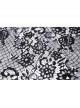 Gothic Cheongsam Collar Black Embroidered Lace Long Sleeve Sexy Shoulder Cape