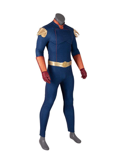 The Boys Homelander Battle Suit Halloween Cosplay Costume Bodysuit And Waistband