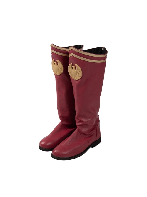 The Boys Homelander Battle Suit Halloween Cosplay Accessories Red Boots