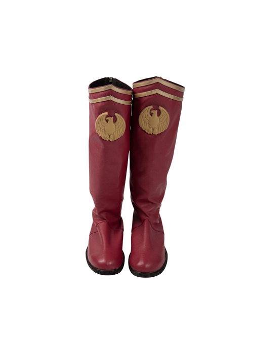 The Boys Homelander Battle Suit Halloween Cosplay Accessories Red Boots