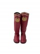 The Boys Homelander Battle Suit Halloween Cosplay Accessories Red Boots