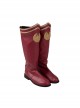 The Boys Homelander Battle Suit Halloween Cosplay Accessories Red Boots
