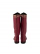 The Boys Homelander Battle Suit Halloween Cosplay Accessories Red Boots