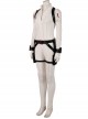 Black Widow Natasha Romanoff White Battle Suit Halloween Cosplay Costume White Bodysuit