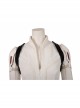 Black Widow Natasha Romanoff White Battle Suit Halloween Cosplay Accessories Black Belt And Back Strap Components