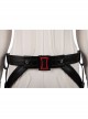 Black Widow Natasha Romanoff White Battle Suit Halloween Cosplay Accessories Black Belt And Back Strap Components
