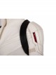 Black Widow Natasha Romanoff White Battle Suit Halloween Cosplay Accessories White Shoulder Guards