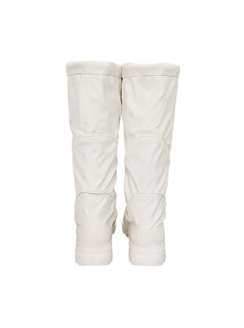 Black Widow Natasha Romanoff White Battle Suit Halloween Cosplay Accessories White Boots