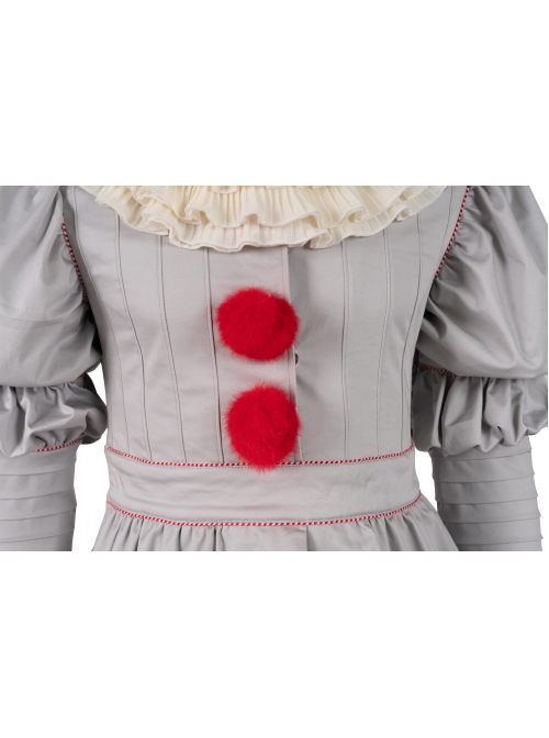 Movie It Chapter 2 Pennywise Halloween Cosplay Costume Gray Top