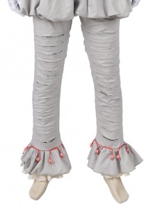 Movie It Chapter 2 Pennywise Halloween Cosplay Costume Gray Trousers
