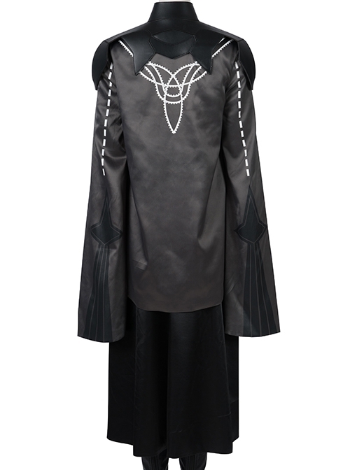Game Fire Emblem Three Houses Female Leading Role Byleth Black Battle Suit Halloween Cosplay Costume Black Cloak