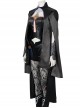 Game Fire Emblem Three Houses Female Leading Role Byleth Black Battle Suit Halloween Cosplay Costume Black Cloak