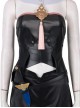Game Fire Emblem Three Houses Female Leading Role Byleth Black Battle Suit Halloween Cosplay Costume Black Tube Top