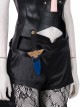 Game Fire Emblem Three Houses Female Leading Role Byleth Black Battle Suit Halloween Cosplay Costume Black Shorts