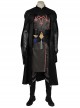 Game Fire Emblem Three Houses Male Leading Role Byleth Black Battle Suit Halloween Cosplay Costume Black Cloak