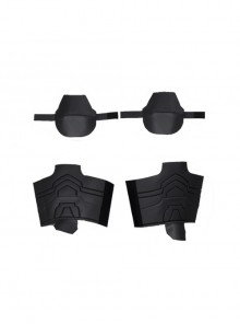 Game Fire Emblem Three Houses Male Leading Role Byleth Black Battle Suit Halloween Cosplay Accessories Elbow Guards And Wrist Guards