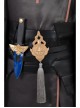 Game Fire Emblem Three Houses Male Leading Role Byleth Black Battle Suit Halloween Cosplay Accessories Girdle And Waistband