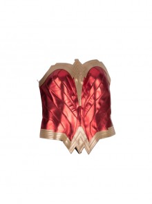 Wonder Woman 1984 Diana Prince Black Cloak Suit Halloween Cosplay Costume Red Top