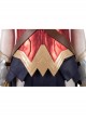 Wonder Woman 1984 Diana Prince Black Cloak Suit Halloween Cosplay Costume Red Top