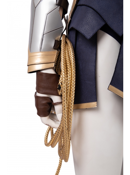 Wonder Woman 1984 Diana Prince Black Cloak Suit Halloween Cosplay Accessories Binding Bands And Wrist Guards