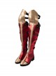 Wonder Woman 1984 Diana Prince Black Cloak Suit Halloween Cosplay Accessories Red-Golden Boots