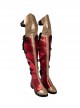 Wonder Woman 1984 Diana Prince Black Cloak Suit Halloween Cosplay Accessories Red-Golden Boots
