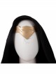 Wonder Woman 1984 Diana Prince Black Cloak Suit Halloween Cosplay Accessories Golden Headwear