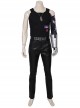 Game Cyberpunk 2077 Johnny Silverhand Keanu Reeves Halloween Cosplay Costume Printed Top With Wrist Guard