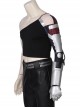 Game Cyberpunk 2077 Johnny Silverhand Keanu Reeves Halloween Cosplay Costume Printed Top With Wrist Guard