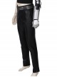 Game Cyberpunk 2077 Johnny Silverhand Keanu Reeves Halloween Cosplay Costume Black Leather Trousers