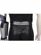 Game Cyberpunk 2077 Johnny Silverhand Keanu Reeves Halloween Cosplay Costume Black Leather Trousers