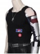 Game Cyberpunk 2077 Johnny Silverhand Keanu Reeves Halloween Cosplay Costume Black Vest