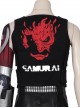 Game Cyberpunk 2077 Johnny Silverhand Keanu Reeves Halloween Cosplay Costume Black Vest