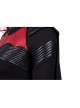 TV Drama Batwoman 2019 Kate Kane Black Battle Suit Halloween Cosplay Costume Black Bodysuit And Scarf