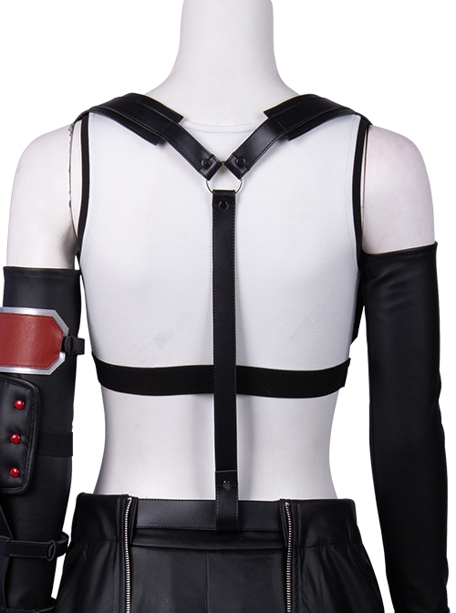 Final Fantasy VII Remake Tifa Lockhart New Version Halloween Cosplay Costume White Vest
