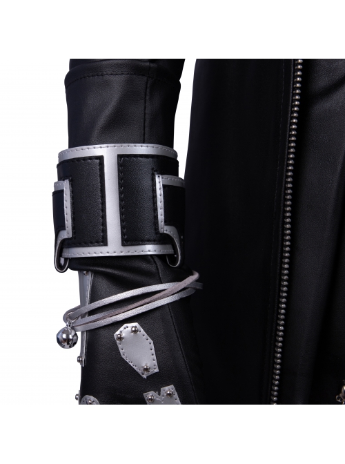 Final Fantasy VII Remake Tifa Lockhart New Version Halloween Cosplay Accessories Black Gloves And Bracelets
