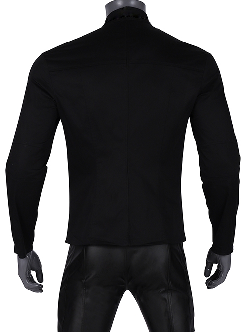 TV Drama The Witcher Gwynbleidd Geralt Of Rivia Halloween Cosplay Costume Black Top