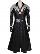 Final Fantasy VII Remake Sephiroth Black Windbreaker Suit Halloween Cosplay Costume Windbreaker And Shoulder Guards And Wrist Guards