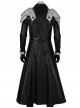 Final Fantasy VII Remake Sephiroth Black Windbreaker Suit Halloween Cosplay Costume Windbreaker And Shoulder Guards And Wrist Guards