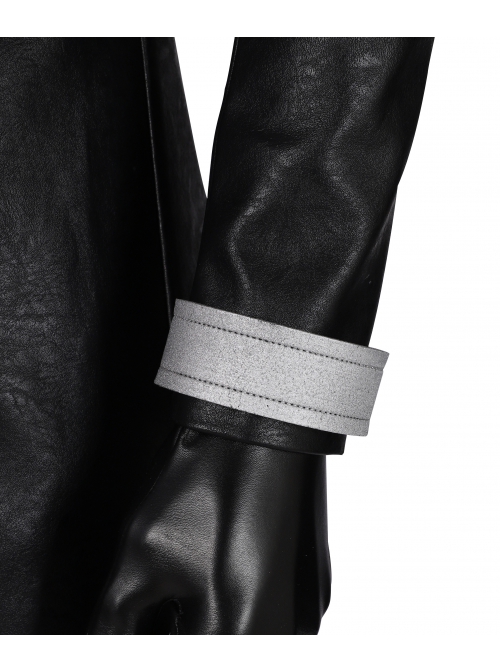 Final Fantasy VII Remake Sephiroth Black Windbreaker Suit Halloween Cosplay Costume Windbreaker And Shoulder Guards And Wrist Guards
