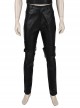 Final Fantasy VII Remake Sephiroth Black Windbreaker Suit Halloween Cosplay Costume Black Trousers