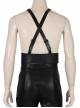 Final Fantasy VII Remake Sephiroth Black Windbreaker Suit Halloween Cosplay Accessories Black Belt And Back Straps Components