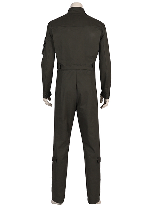 Movie Top Gun Maverick Captain Pete Mitchell Army Green Suit Halloween Cosplay Costume Bodysuit