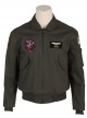 Movie Top Gun Maverick Captain Pete Mitchell Army Green Suit Halloween Cosplay Costume Jacket