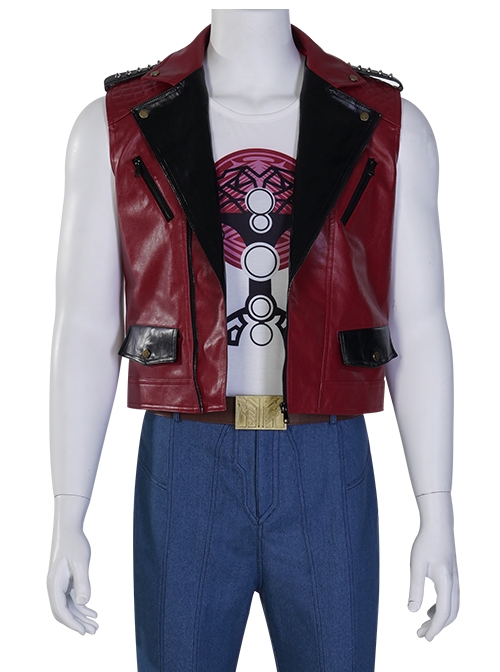 Thor Love And Thunder Thor Odinson Daily Suit Halloween Cosplay Costume Red Vest Jacket