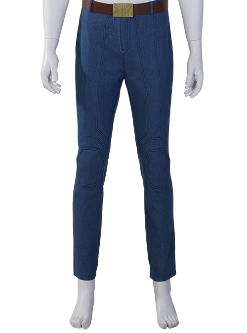 Thor Love And Thunder Thor Odinson Daily Suit Halloween Cosplay Costume Blue Denim Trousers
