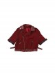 Crisis Core Final Fantasy VII Aerith Gainsborough New Version Halloween Cosplay Costume Red Jacket