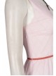 Final Fantasy VII Remake Aerith Gainsborough Halloween Cosplay Costume Dress And Necklace And Bowknot Hair Clip
